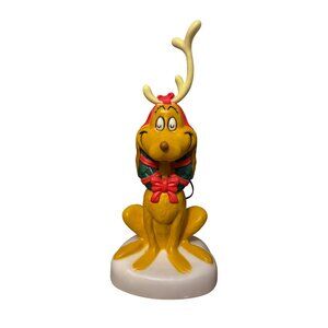 Dr. Seuss Grinchs Max The Dog Christmas Lighted Statue - 25” Tall Indoor/Outdoor